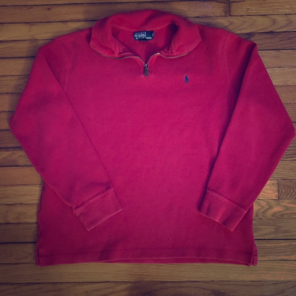 RL Polo -Men’s 1/4 front zip pullover sweater